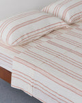 Pillowcase Pair Red Stripe